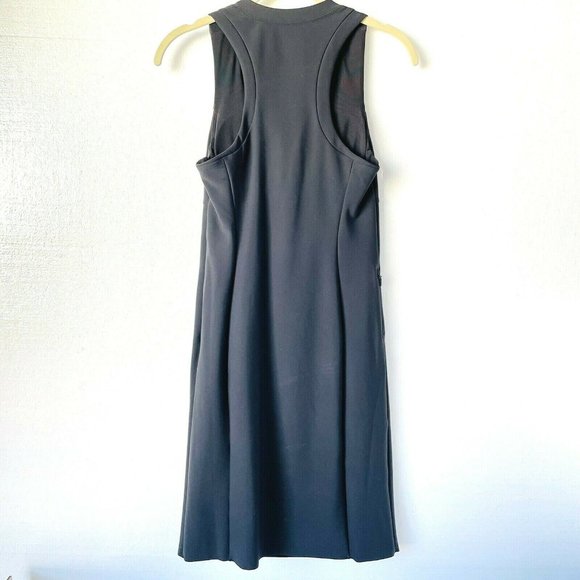 Athleta Athletic Dress Racer Back Built-In Bra Sleeveless Black Women Size 2 - Picture 5 of 11